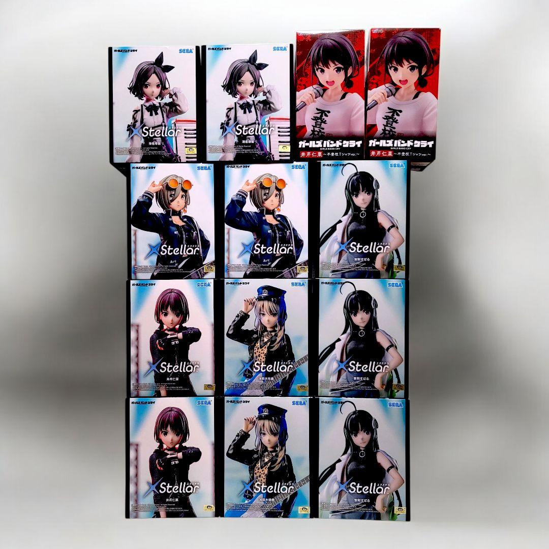 コミック・アニメ Girls Band Cry Prize Figures Set Stellar