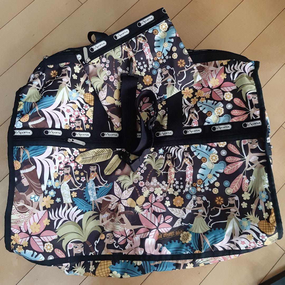 レスポートサック　ハワイ限定　ワヒネフラ　エクストララージ　ボストンバッグ