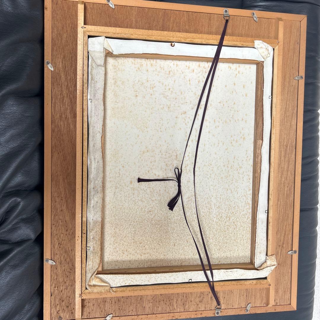 風景画 油彩画 金色フレーム - メルカリ