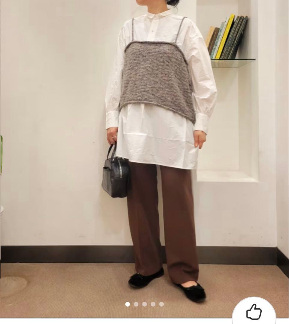 かぐれ カラーネップアルパカニットキャミソール - メルカリ