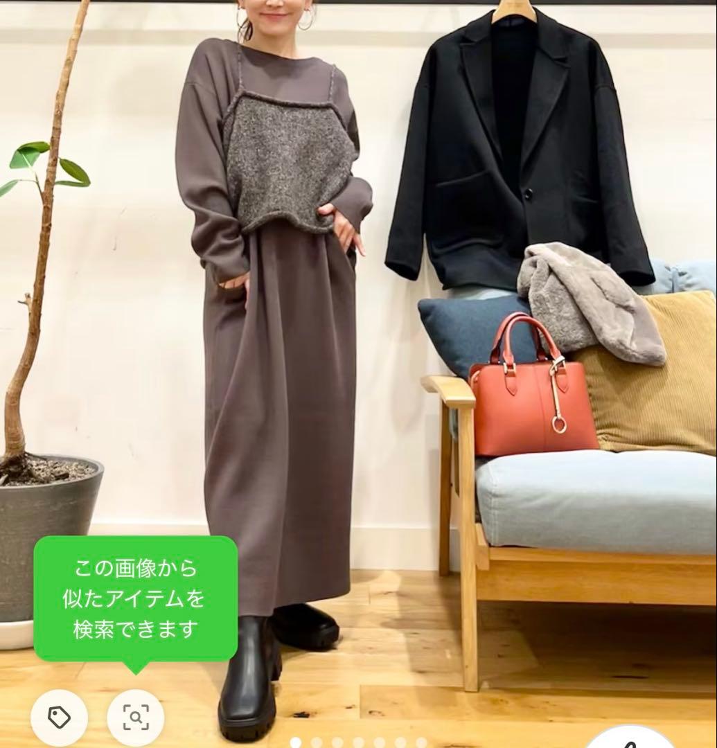 かぐれ カラーネップアルパカニットキャミソール - メルカリ