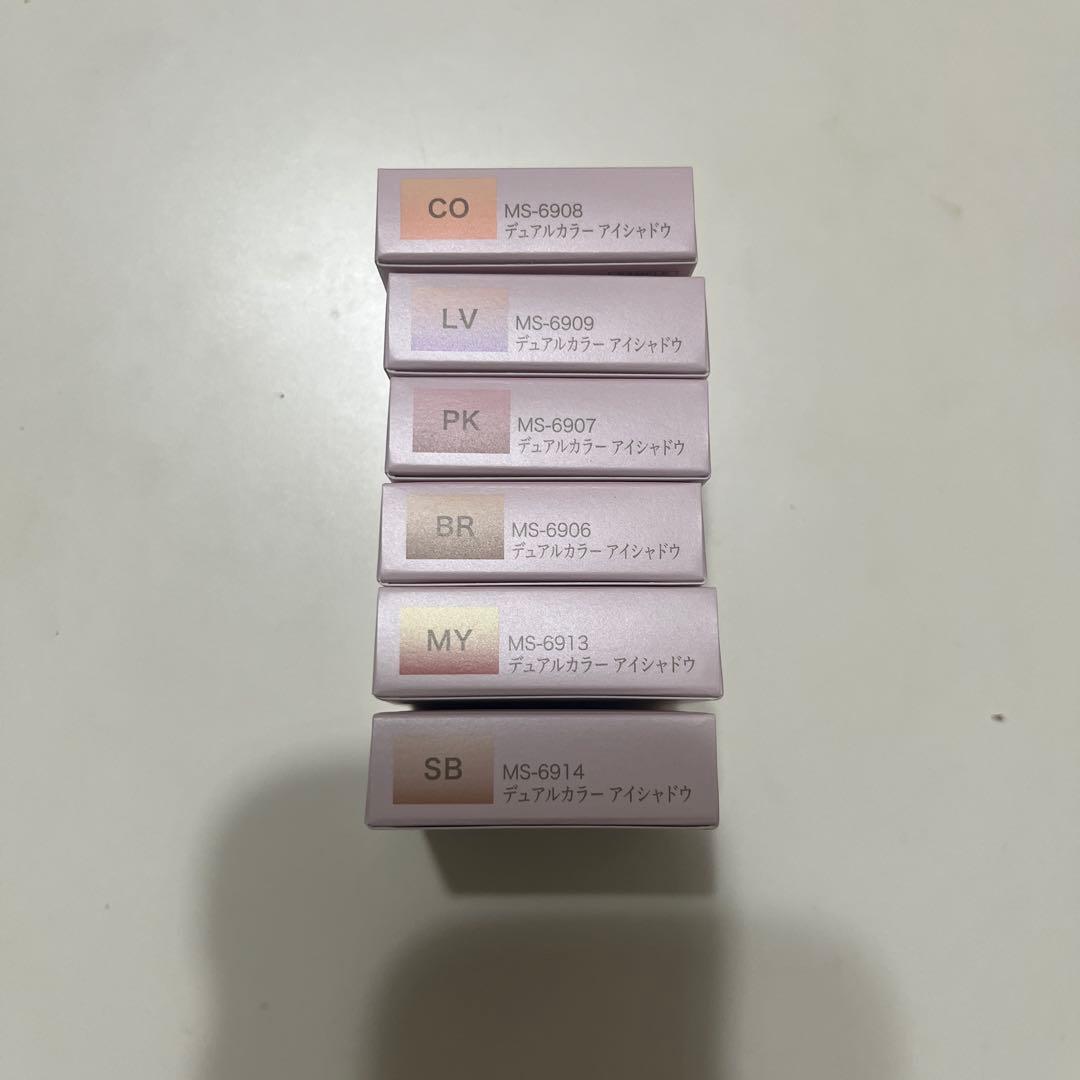 サティシェ　デュアルカラーアイシャドウ　6色セット　CPコスメ