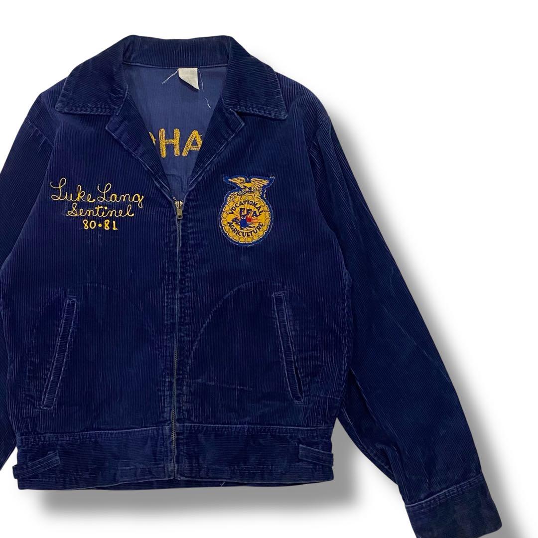 80s FFAジャケット　ヴィンテージ　コーデュロイジャケット