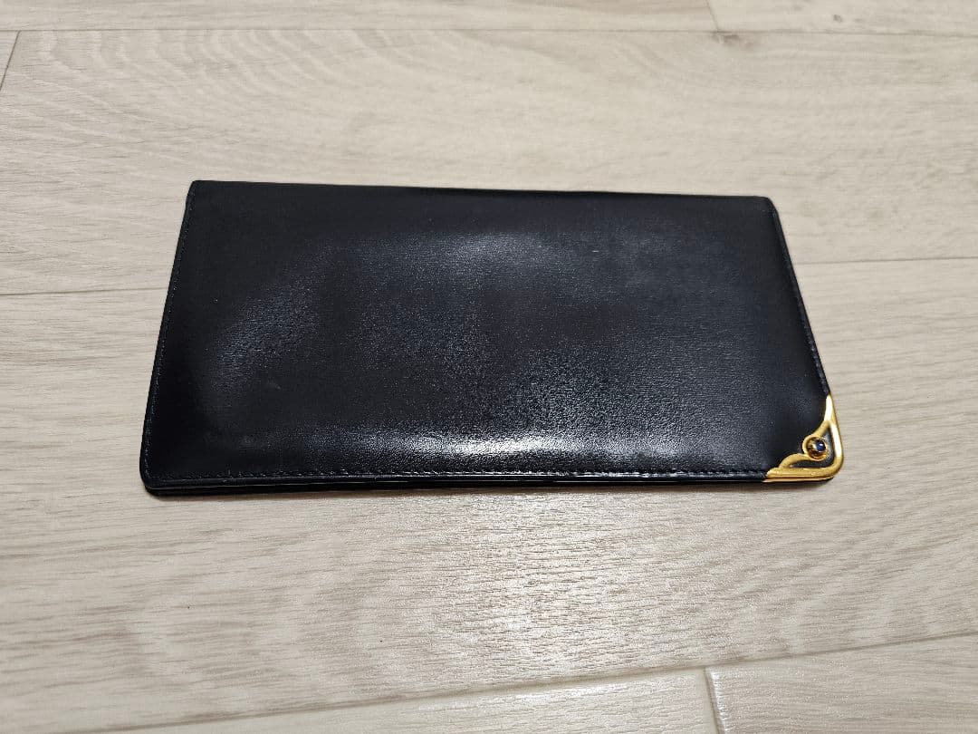 Cartier 長財布　美品 美品】 Cartier / カルティエ | マストライン 三つ折り がま口 レザー