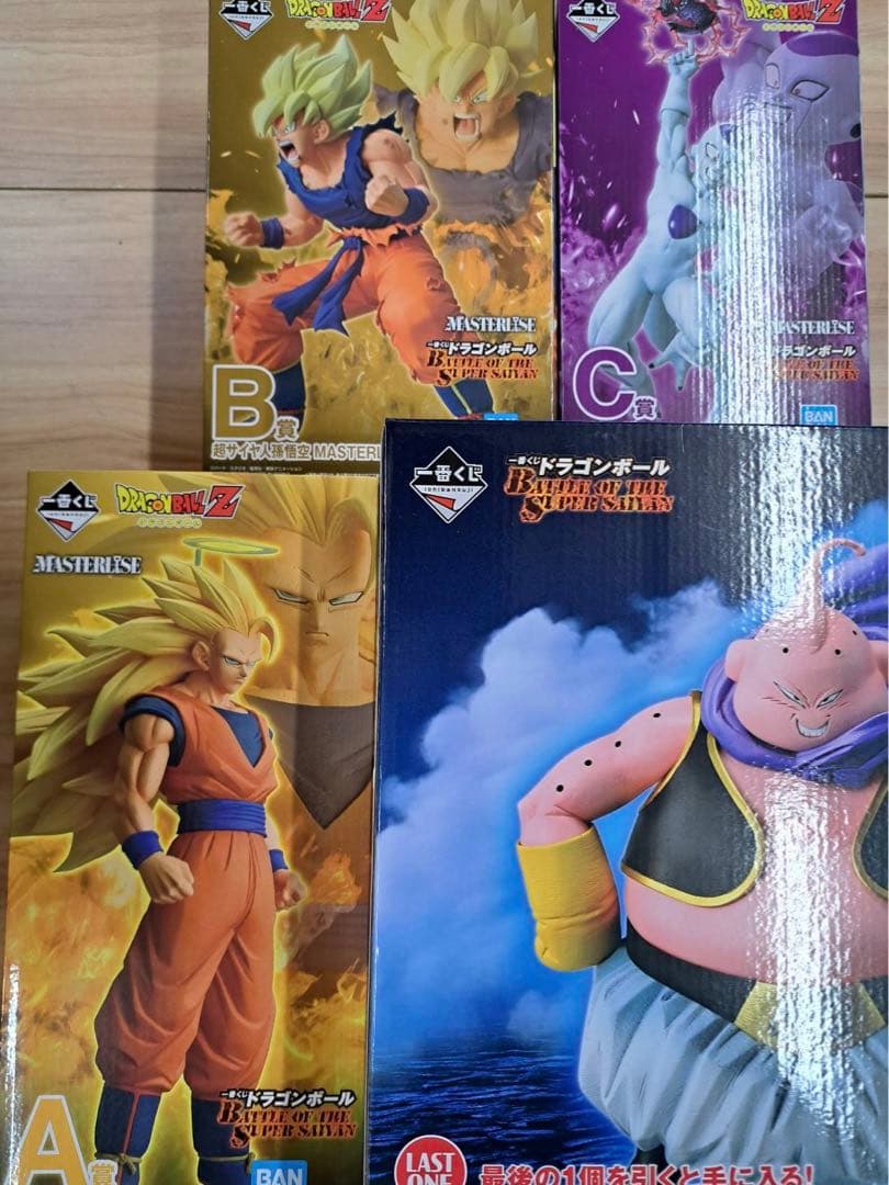 ドラゴンボール一番くじ　A賞　B賞　C賞　ラストワン賞　フィギュア4体セット