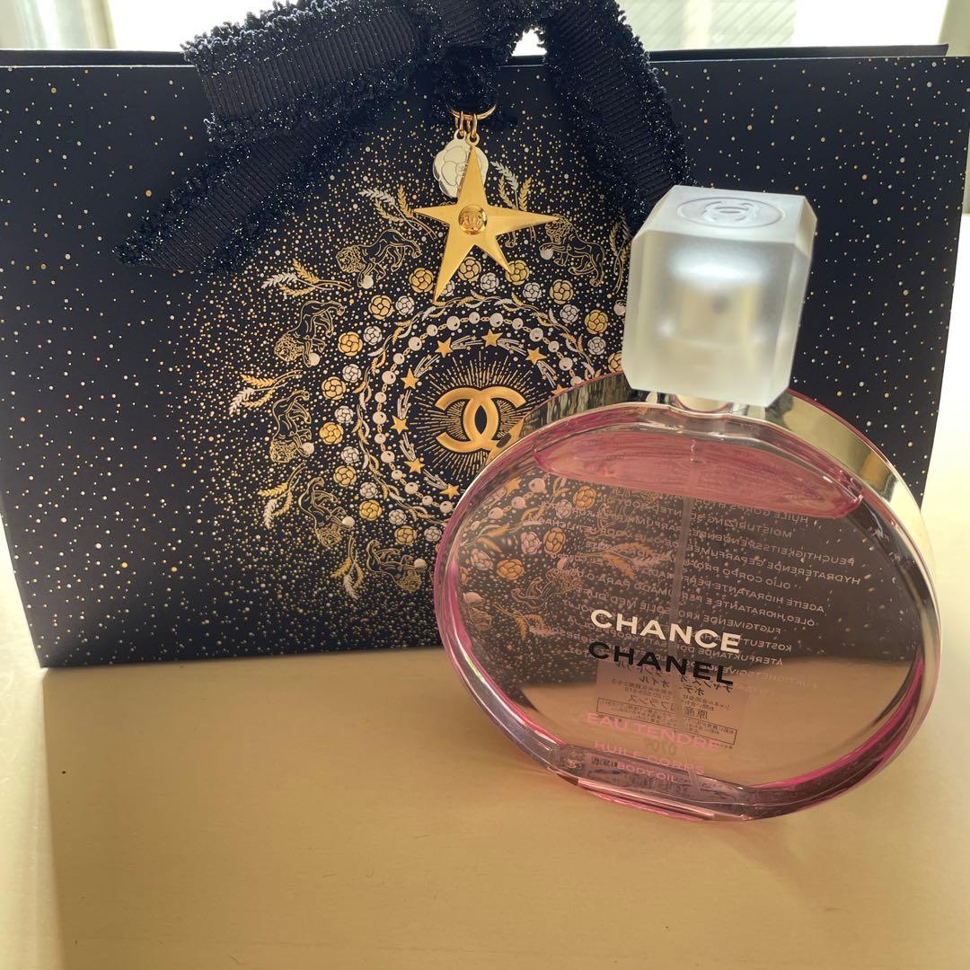 2回使用！CHANEL チャンス オー タンドゥル ボディオイル