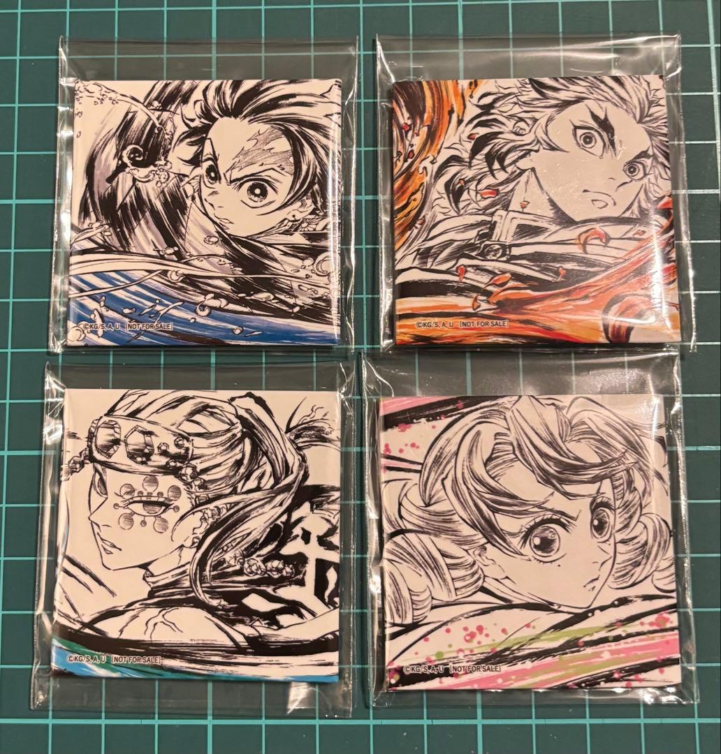 鬼滅の刃 アニプレックス ジャンプフェスタ オーディオ 物販特典 缶バッジ 4種