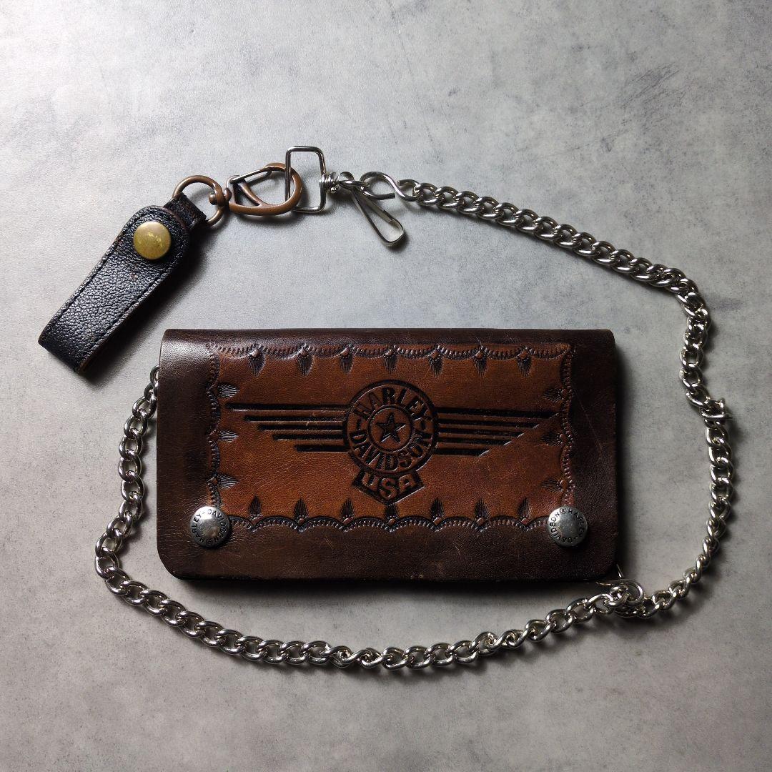 90s Harley-Davidson トラッカーウォレット チェーン付き
