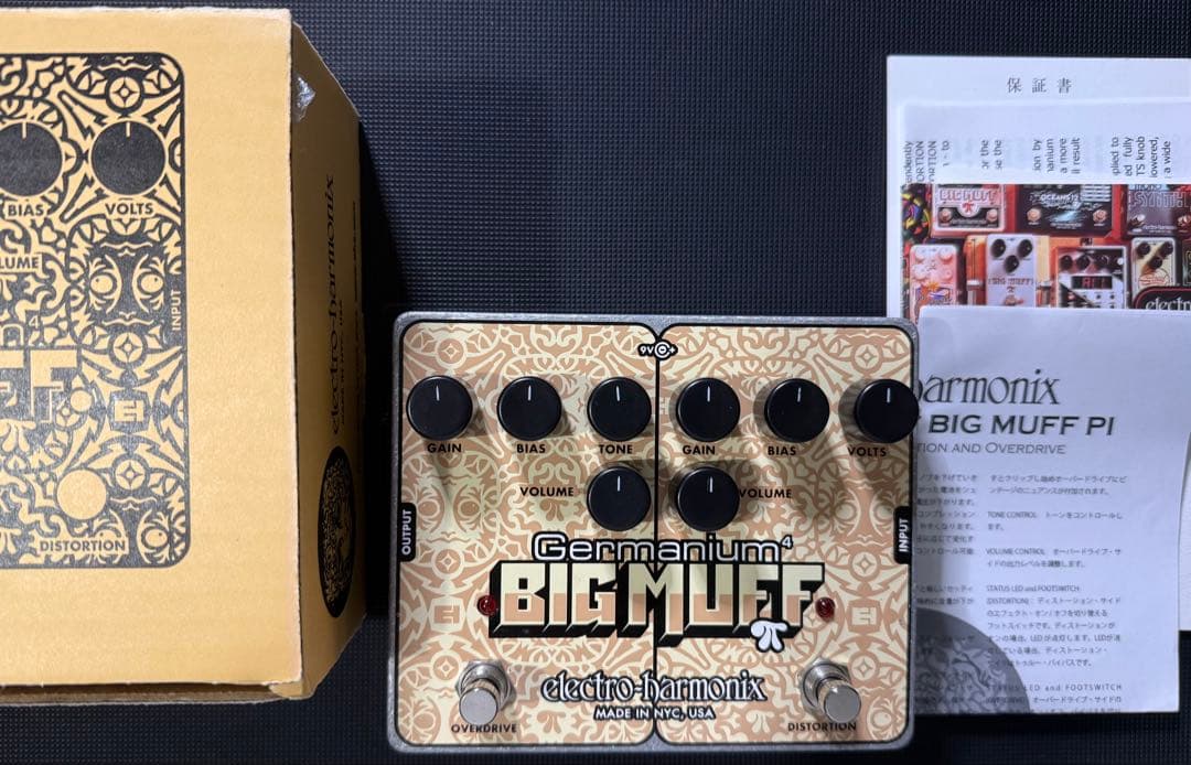 ギター electro-harmonix Germanium Big Muff Electro-Harmonix Germanium 4 Big Muff Pi Distortion/Overdrive