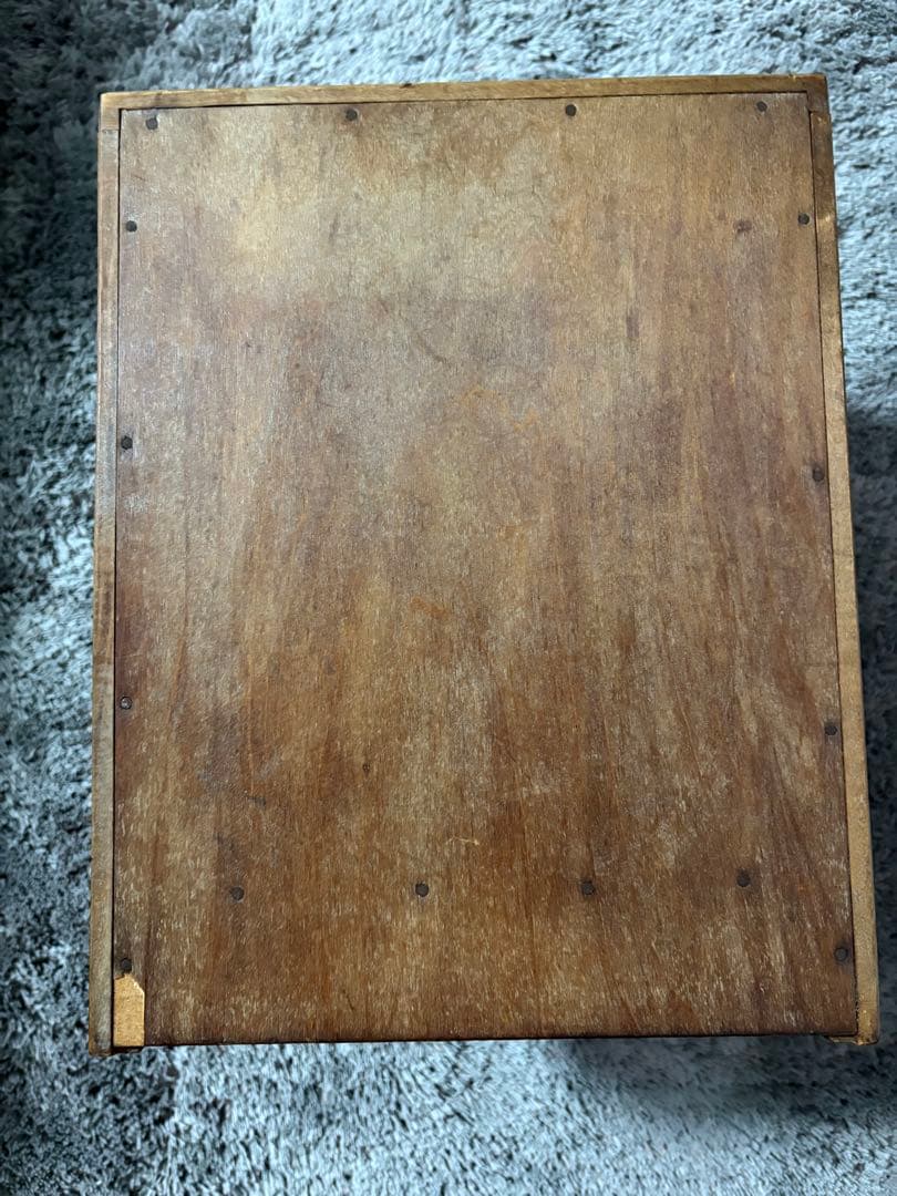 昭和レトロ 小箪笥 引き出し 3段 和家具 日光彫？軽井沢彫？ - メルカリ