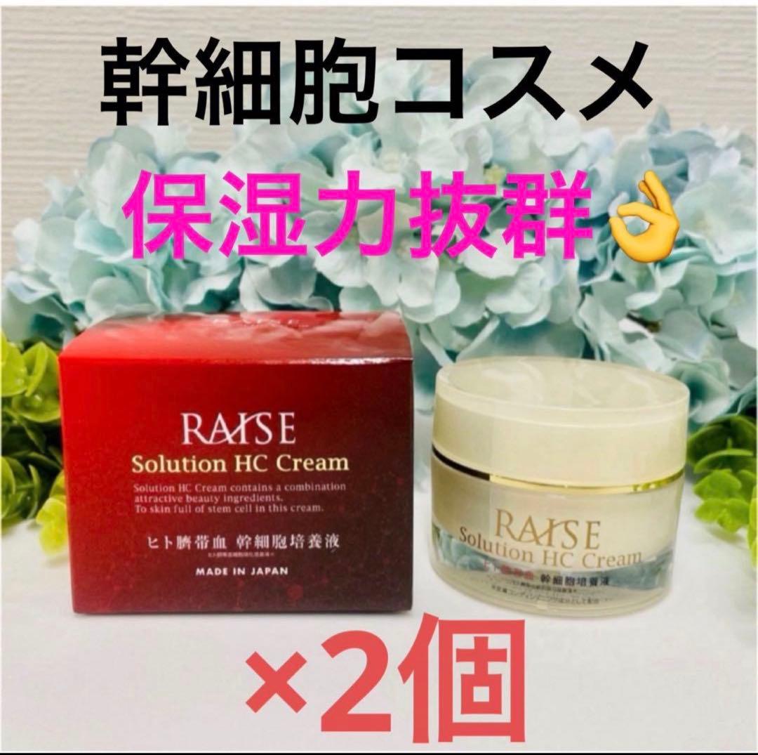 RAISE レイズ　HCクリーム　生ヒト臍帯血幹細胞培養液　30g×2個
