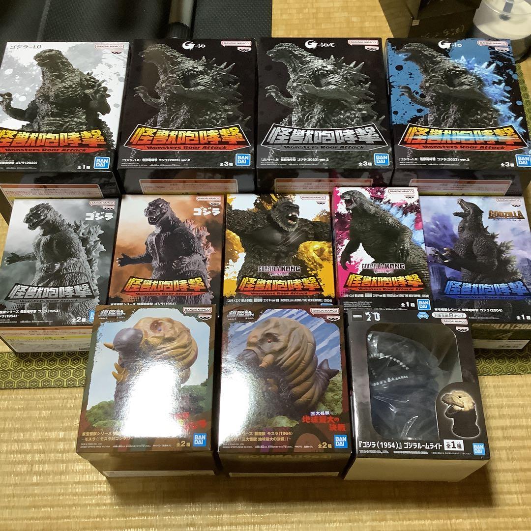 新作ガメラ　ゴジラ　怪獣咆哮撃　鎮座獣等まとめ売り　新作記念①