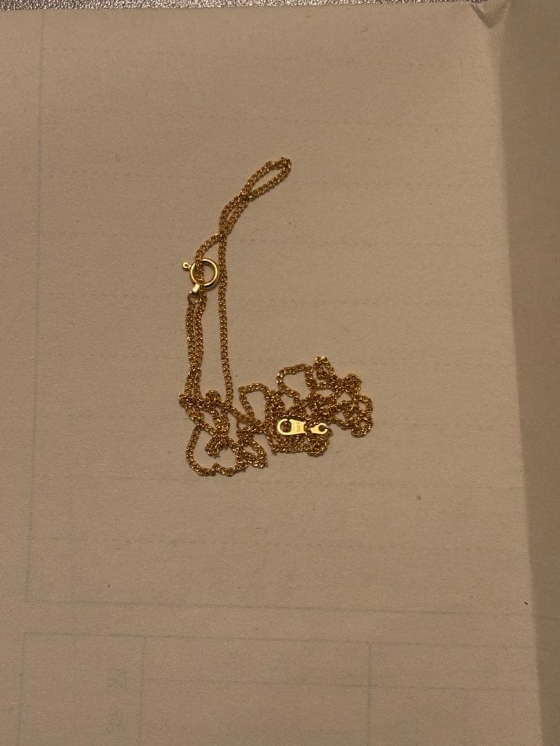 18k ネックレス ゴールド 750 45cm