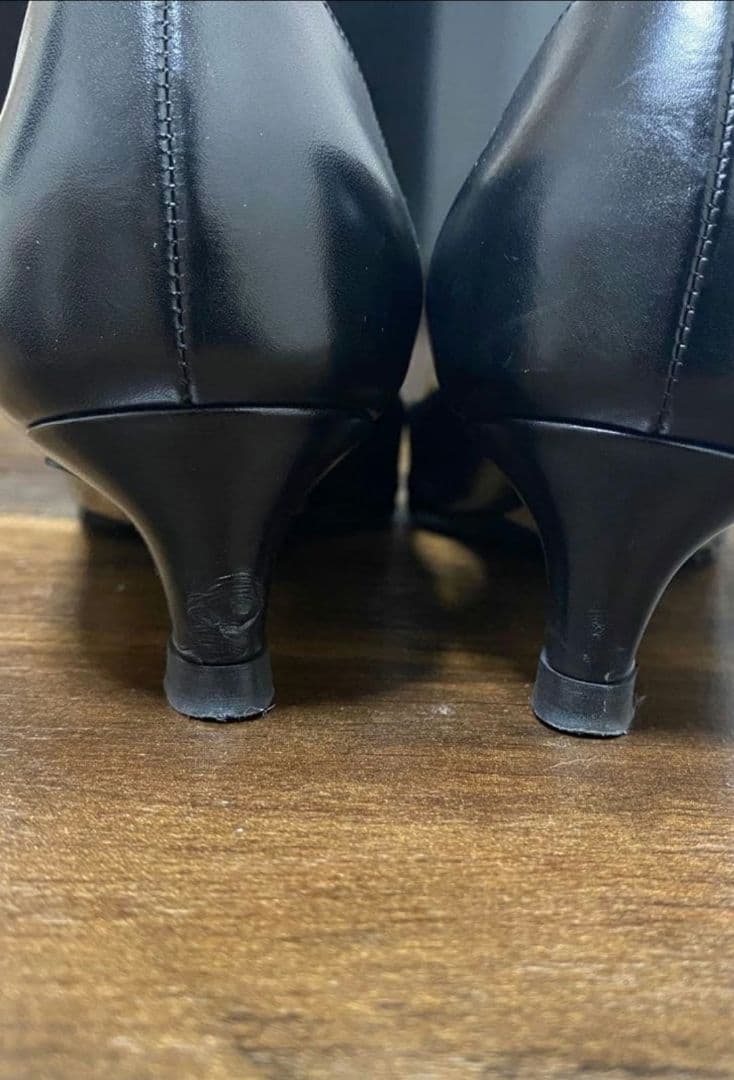 ANDREA アネッリ スムース パンプス 3.5cm ブラック　37.5