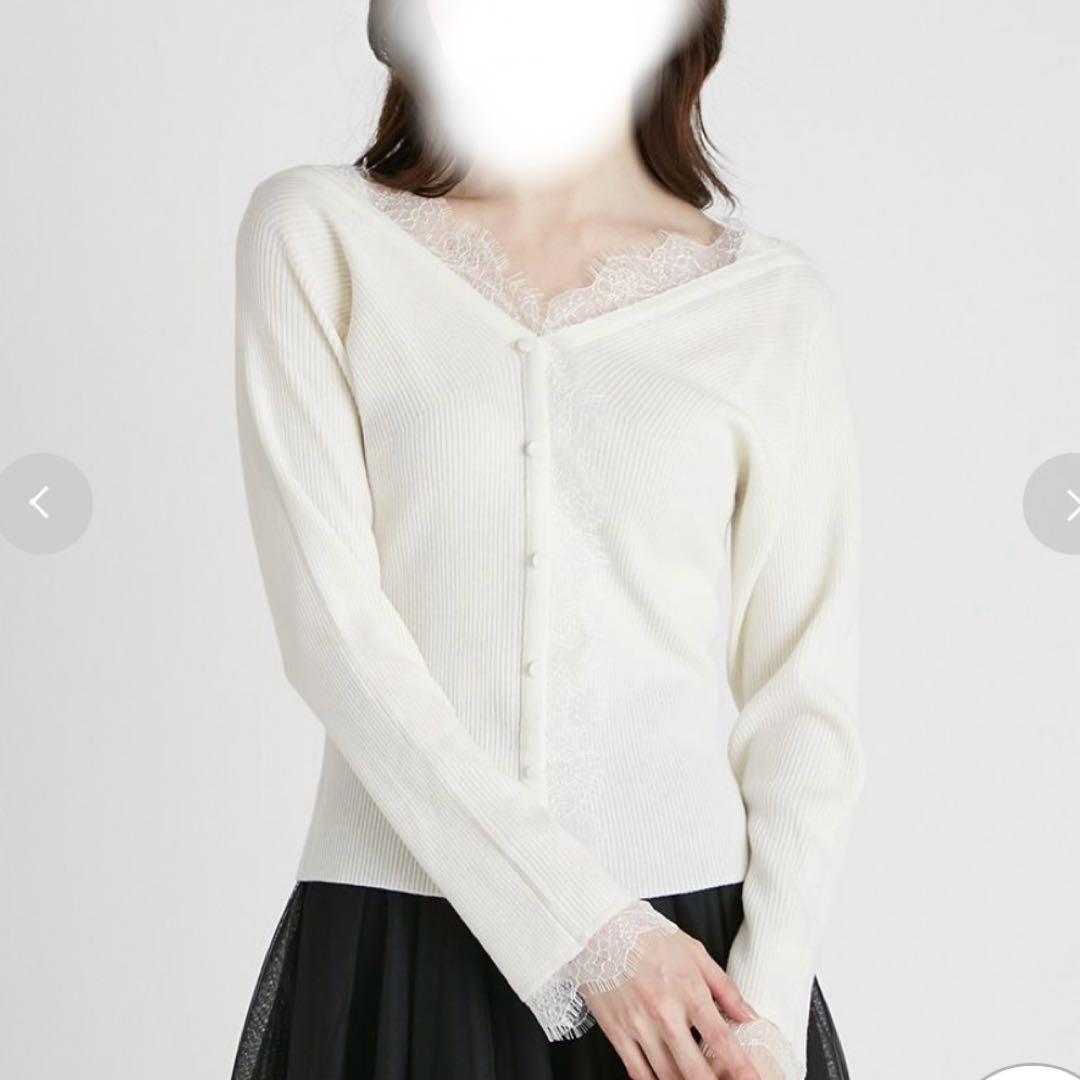 CELFORD セルフォード♪レーストリムニットプルオーバーCWNT254146