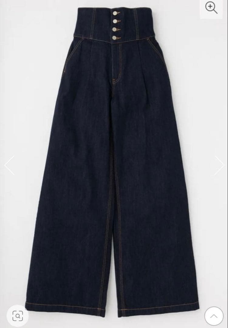 Moussy corset design バギーデニム 0サイズ - メルカリ