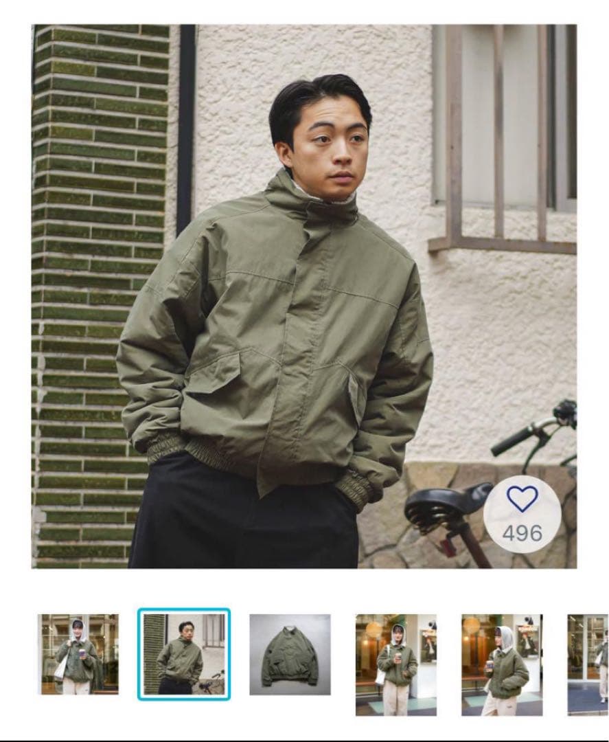 新品未使用】BOA MILITARY JKT B5016 olive Lサイズ | Shop at Mercari