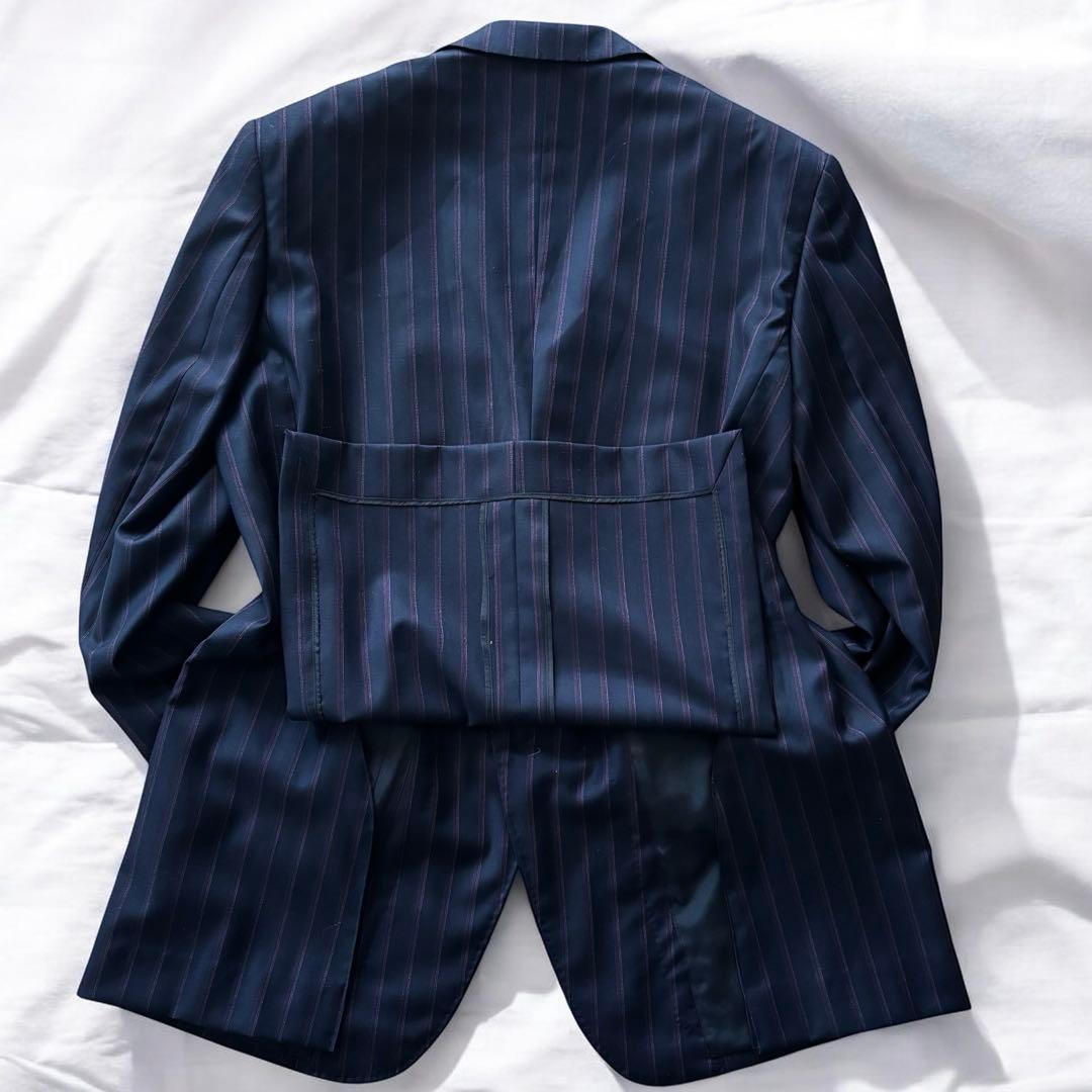 ✨最高級Super170's✨ロロピアーナ スーツ セットアップ WISH 濃紺