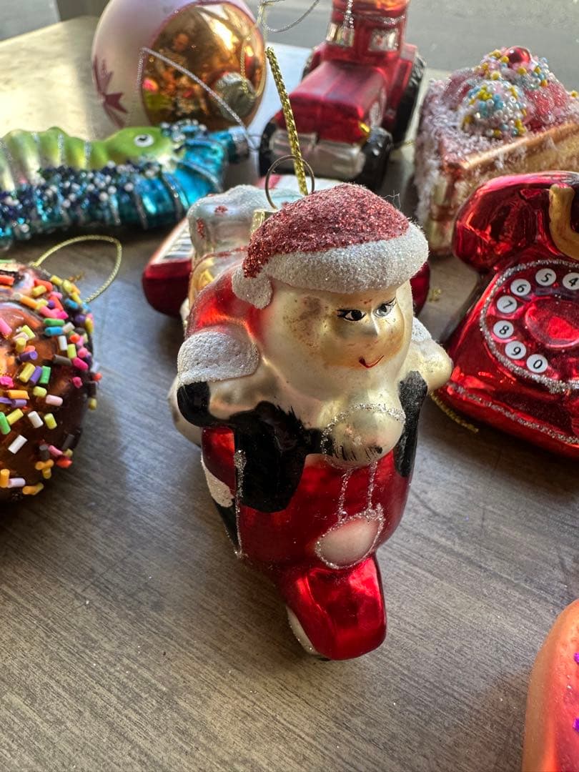 フライングタイガー ガラス製オーナメントセット クリスマス 12個