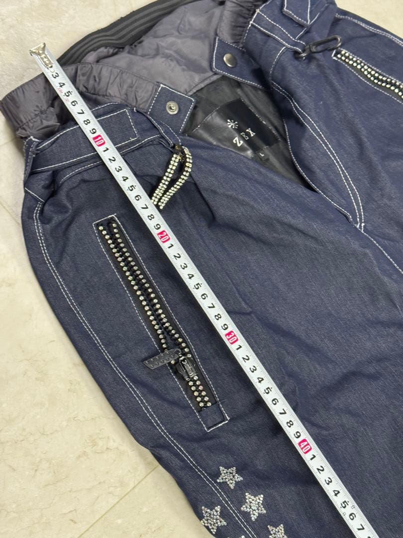 ZEXスワロフスキー】⭐️激レア 上衣M・下L スノーボードウェアセット