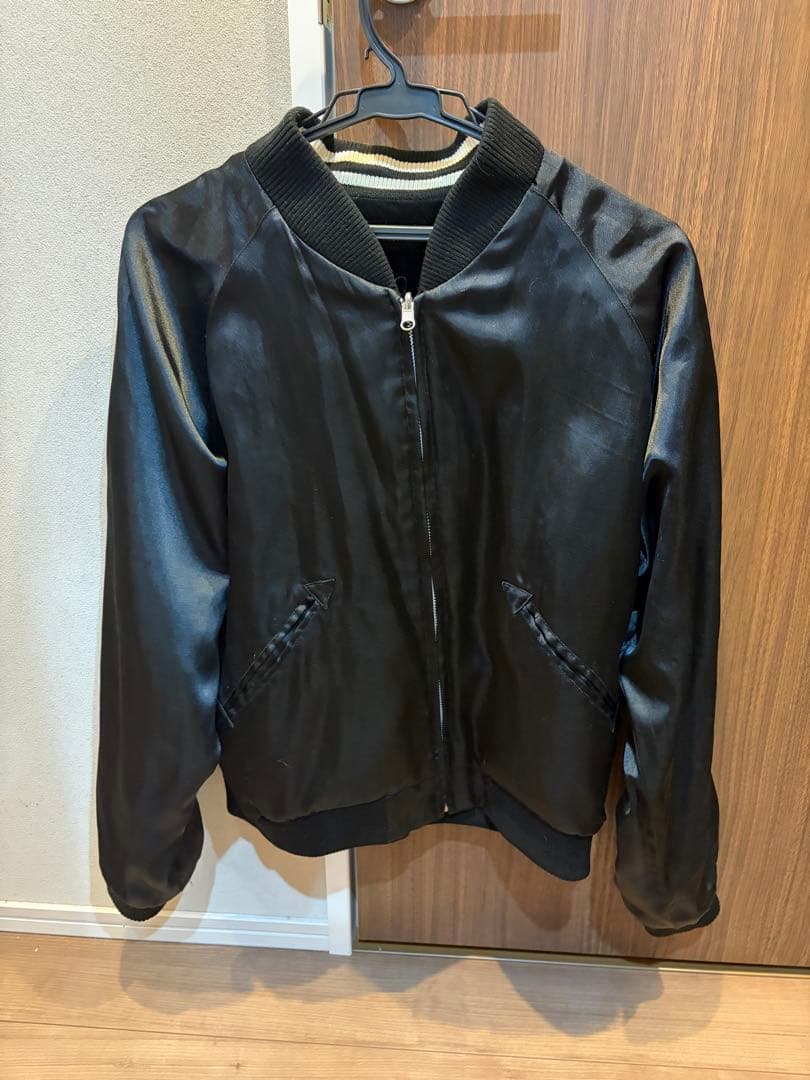 ROLL × 勝手にしやがれ スカジャン スカジャン ベロア素材刺繍 - メルカリ