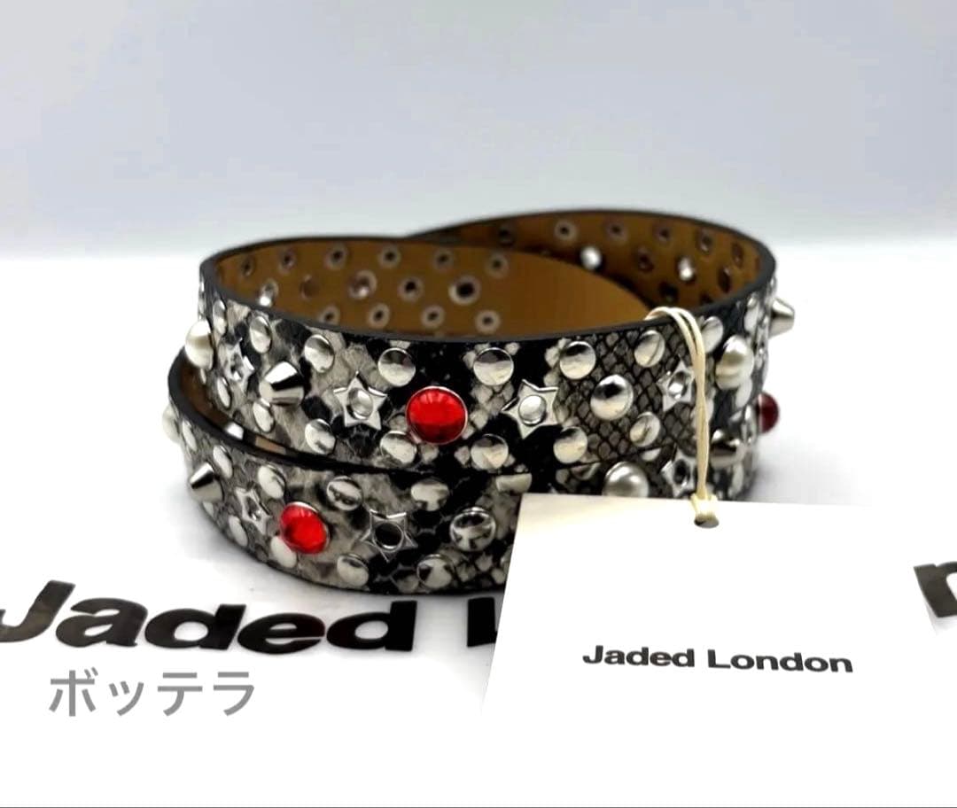 JADED LONDON　新品タグ付　スネーク柄　ベルト　24時間以内発送