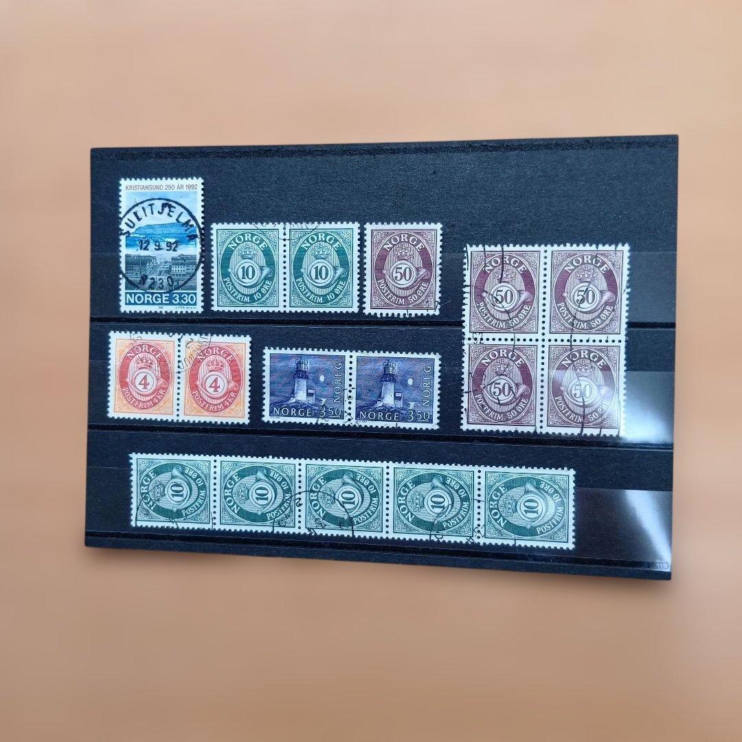 384 外国切手使用済161枚（アメリカ・ドイツ・スウェーデン