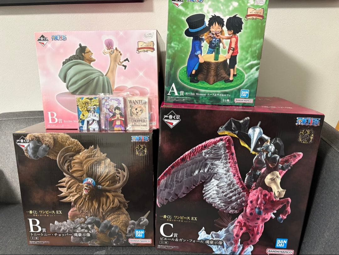 ワンピース 一番くじ フィギュア 4点セット おまけ付き