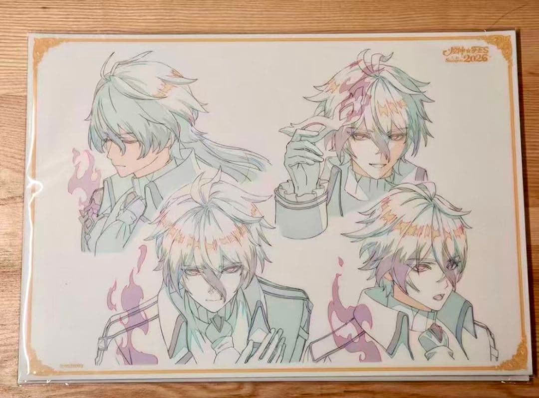 原神fes フェス vipチケット 特典PVCデスクマット フリンズ　原画