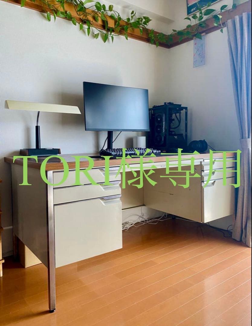 TORI - コクヨ 両袖デスク レトロヴィンテージ 楽天市場】コクヨ KOKUYO 事務用デスク SR型 旧JIS 片袖デスク 側面