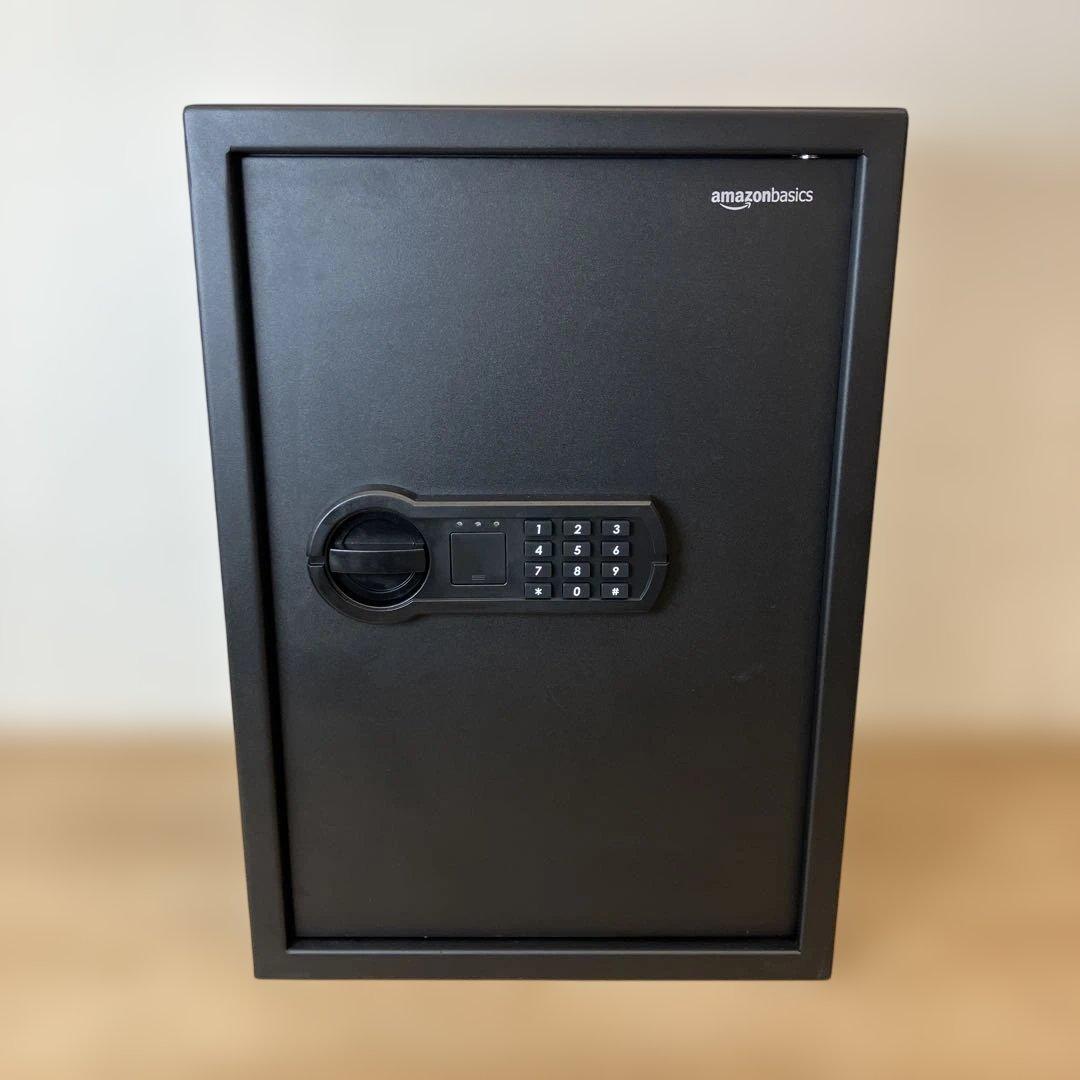 未使用 amazonbasics セキュリティ金庫 黒 51L テンキー式