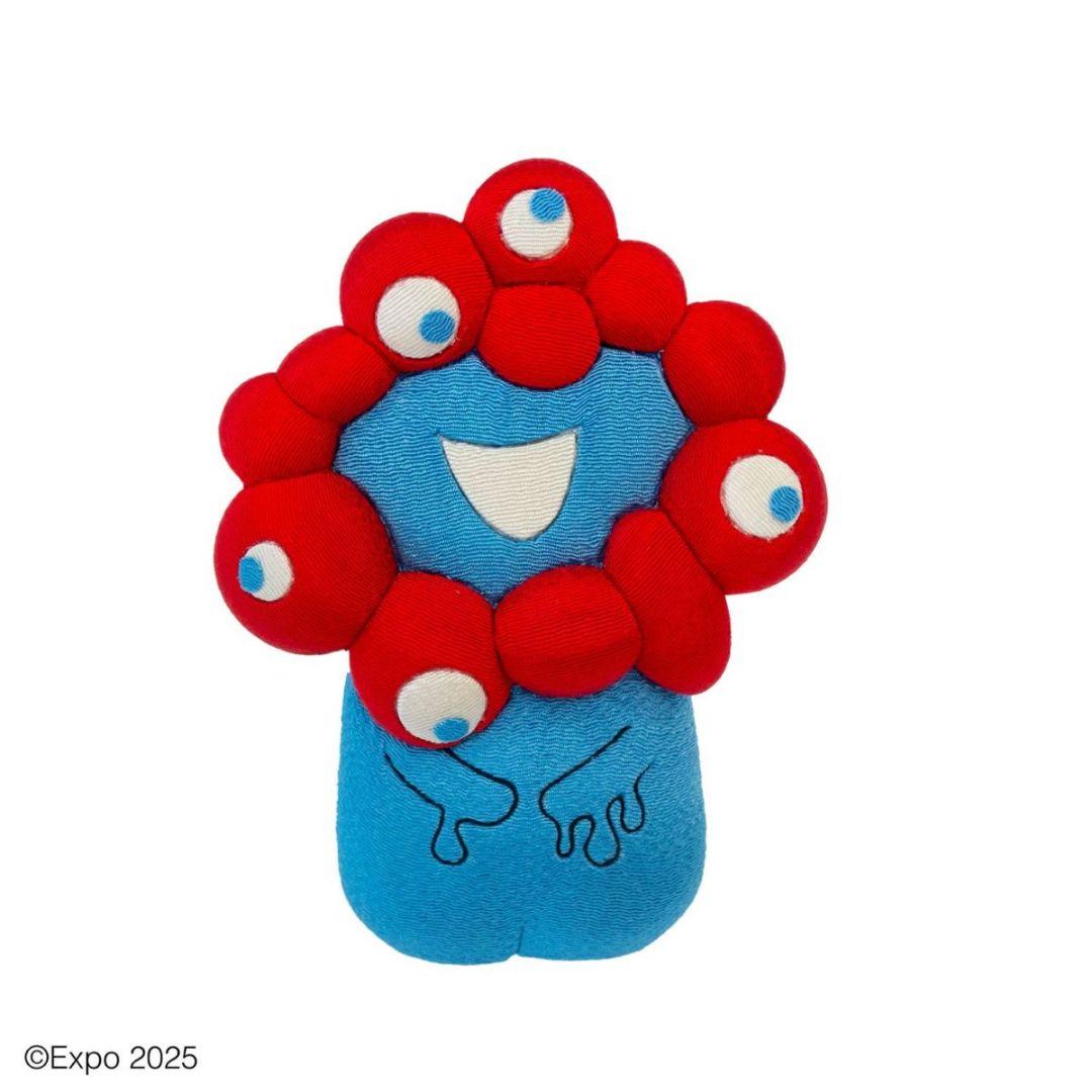 ミャクミャク 木目込み人形 置物 ぬいぐるみ 大阪万博 2025 大阪・関西万博公式ライセンス商品 ミャクミャク木目込み人形