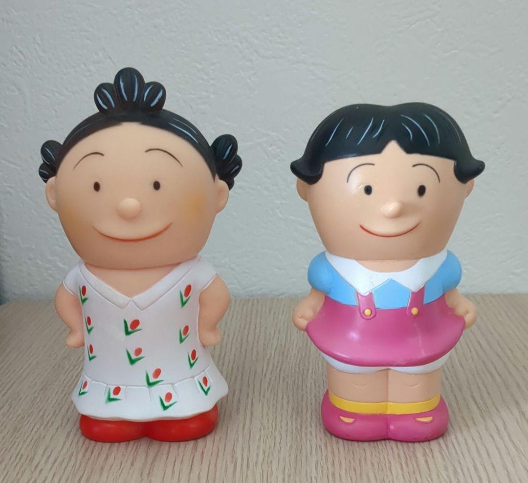 サザエさん・ワカメちゃん ソフビ貯金箱 - メルカリ