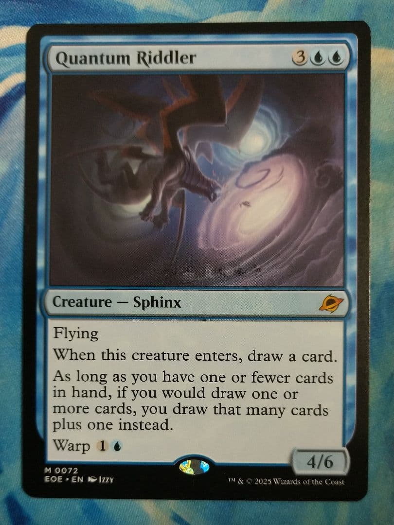 MTG 量子の謎かけ屋/Quantum Riddler EOE 通常枠 英語版 - メルカリ