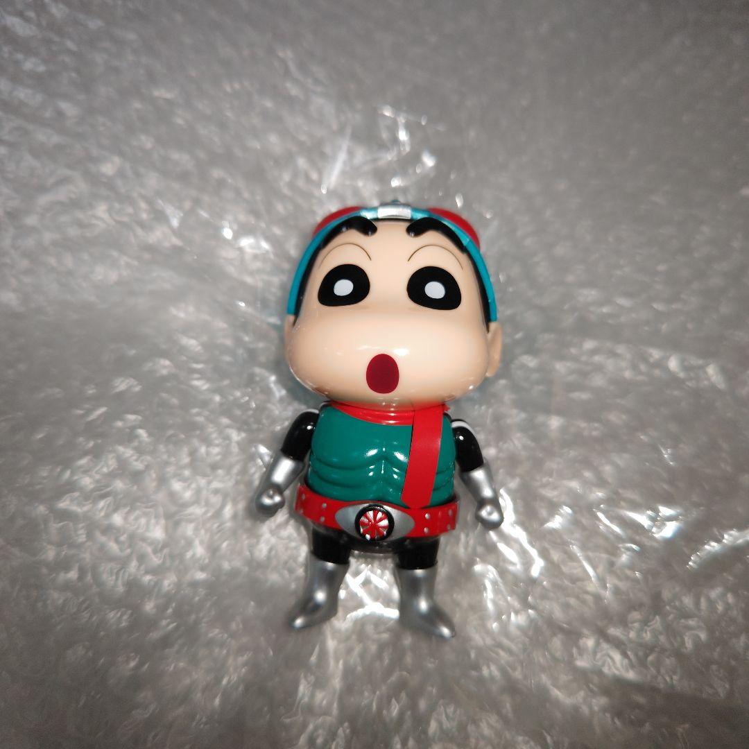 クレヨンしんちゃん 野原しんのすけ 仮面ライダー ソフビ - メルカリ