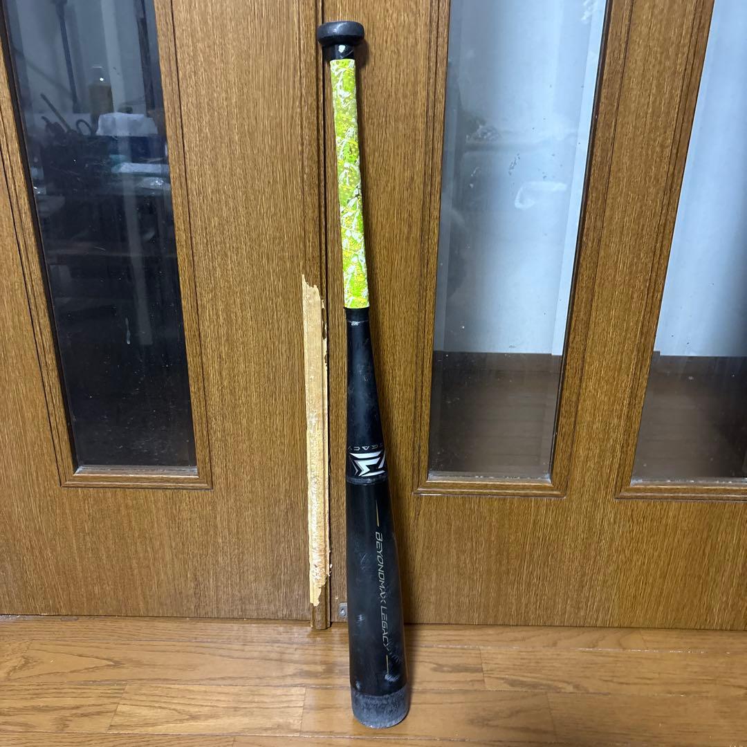 レガシー軟式バット 黒色 グリップ緑色 2026モデル】マルーチ marucci 少年軟式 ワニクラッシャー マックス 緑
