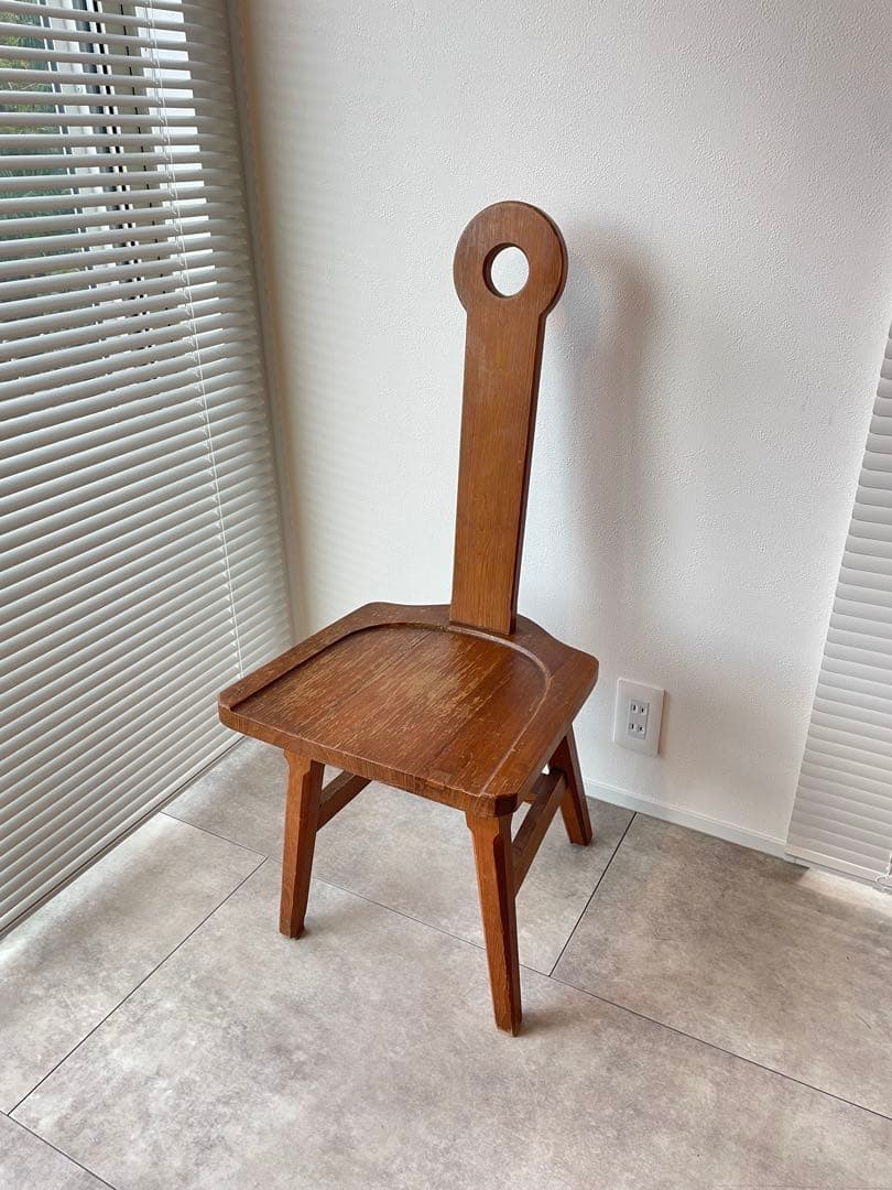 ユニークデザイン 木製椅子 ビンテージチェア