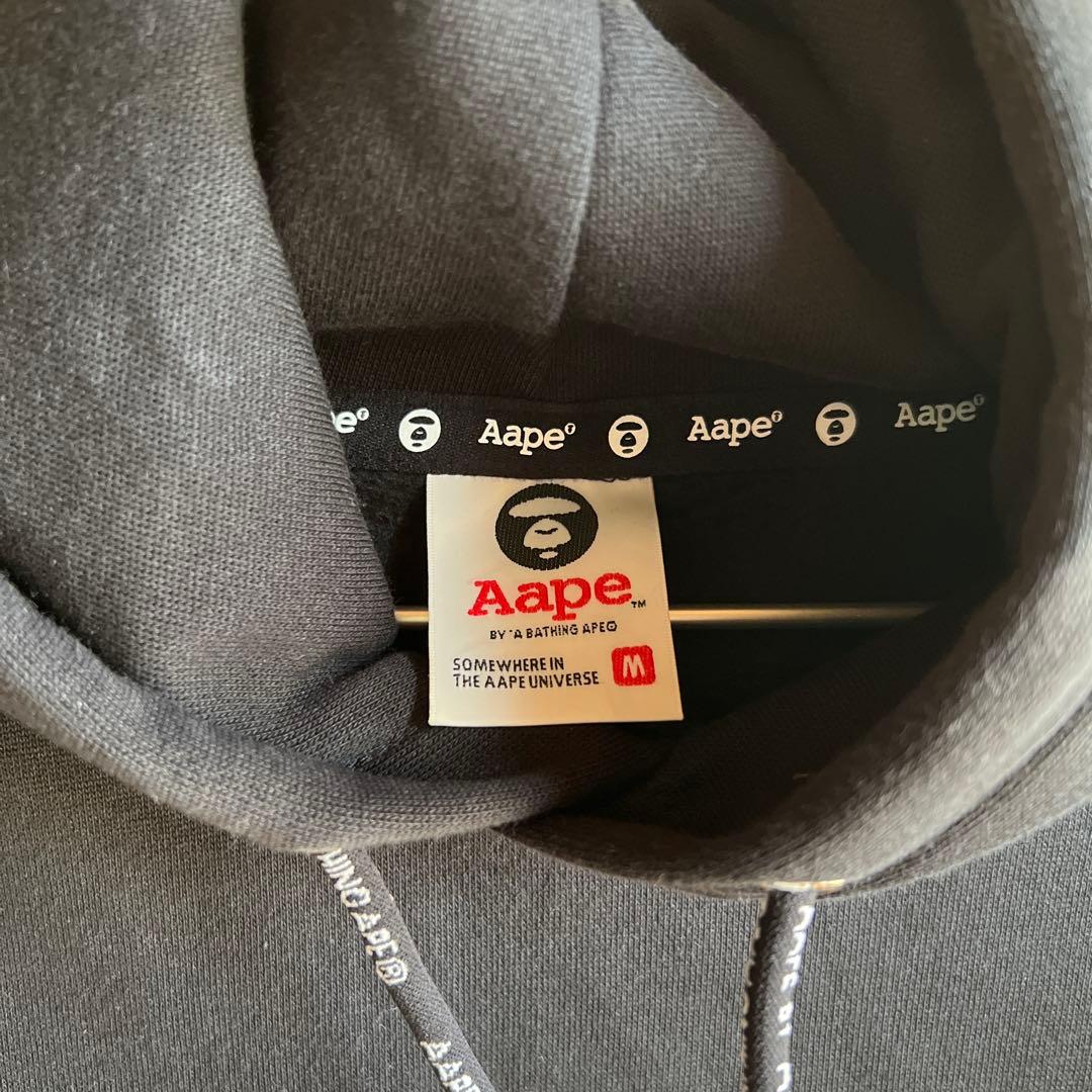 Aape APUNVS ブラックパーカー Mサイズ