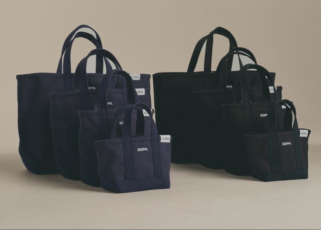 SOPH × L.L.Bean TOTE LARGE トートバッグ ネイビー L