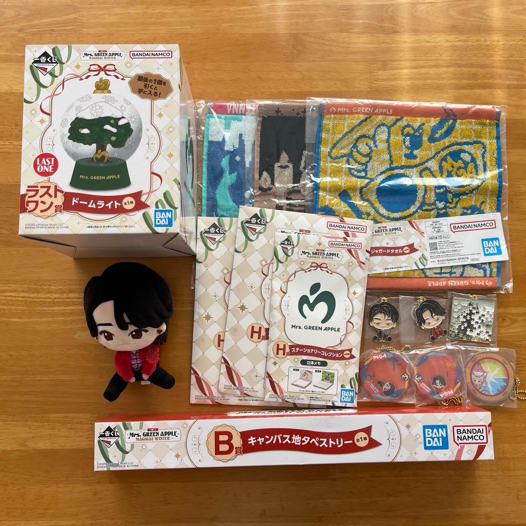 ミセス　一番くじ　まとめ売り 一番くじ Mrs. GREEN APPLE MAGICAL WINTER｜一番くじ倶楽部｜BANDAI