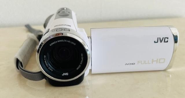 JVC Everio ハイビジョン ビデオカメラ GZ-HM199-W
