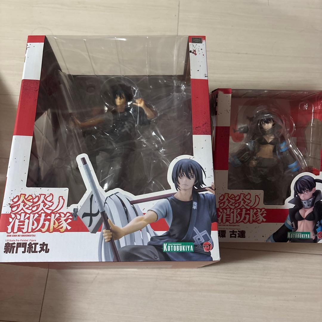 炎炎ノ消防隊 1/8 スケールフィギュア新門紅丸&環古達2点セット