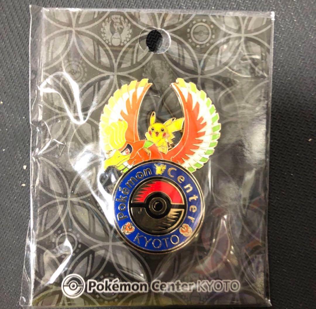 ロゴピンズ ポケモンセンターキョウト ピカチュウ ホウオウ 京都