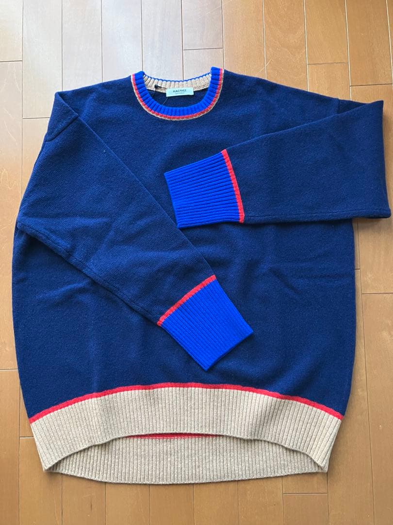 ネイビー 長袖ニット セーター　ニット