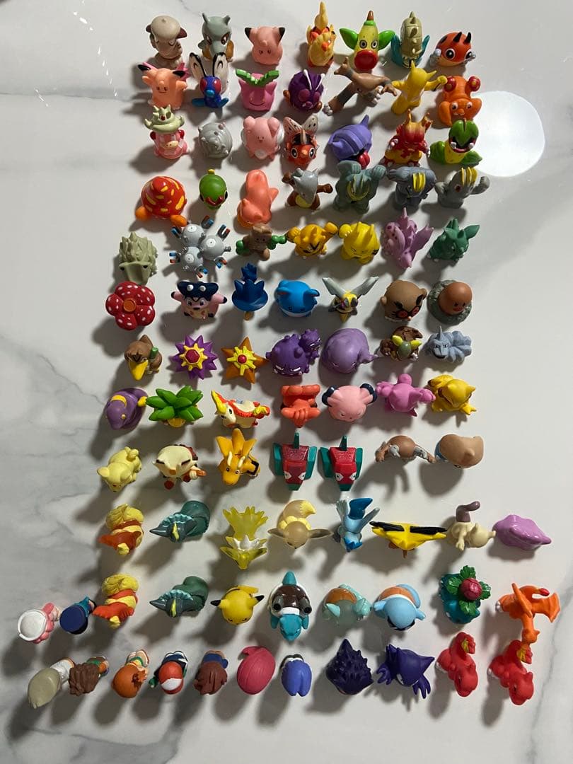 【激レア】ポケモンキッズ　指人形　まとめ売り93体　平成　レトロ ポケモン 指人形 ポケモンキッズ セット 初期 レア 廃盤 人気 レトロ