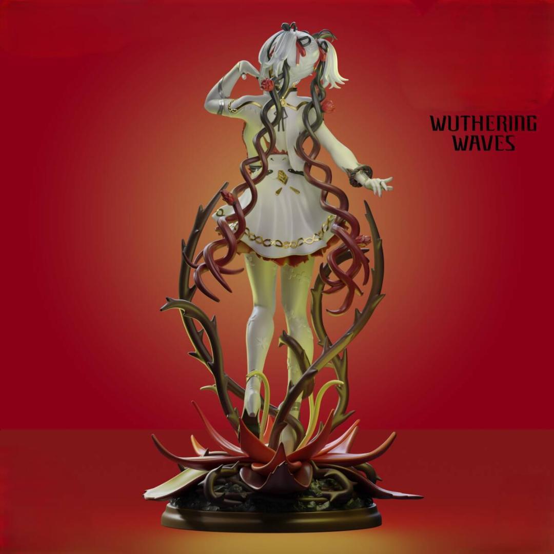 23cm 未塗装未組立 ガレージキット 鳴潮 Wuthering Waves 椿 - メルカリ