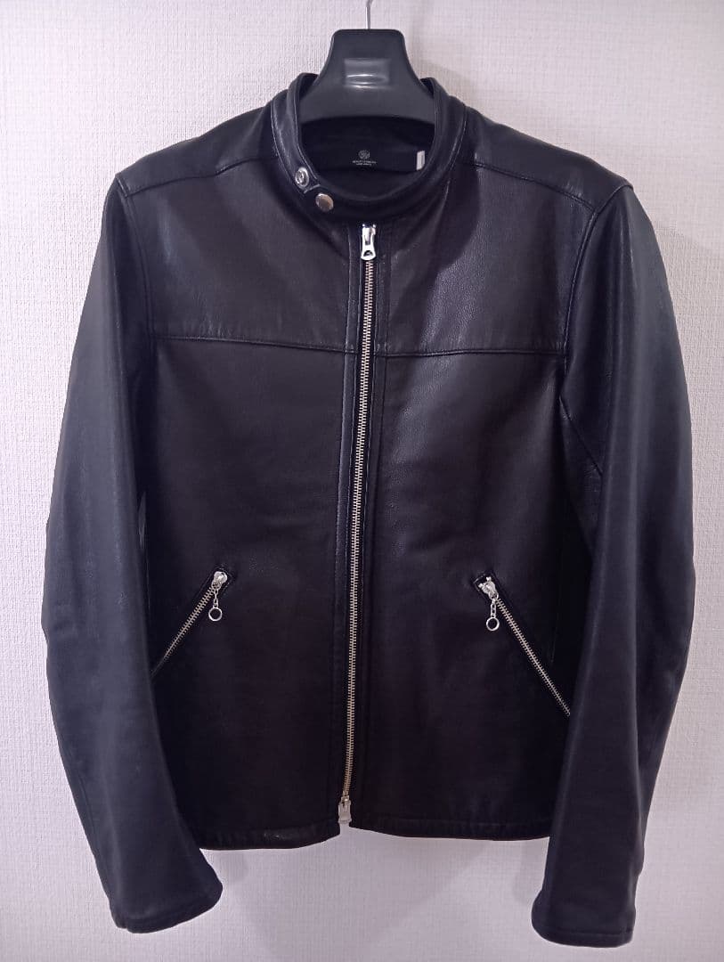 BEAUTY&YOUTH UNITEDARROWS ライダースジャケット M シープレザー シングル ライダース ジャケット
