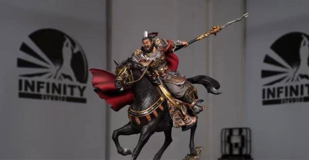 三国志蜀国猛将張飛益徳1/7全身像