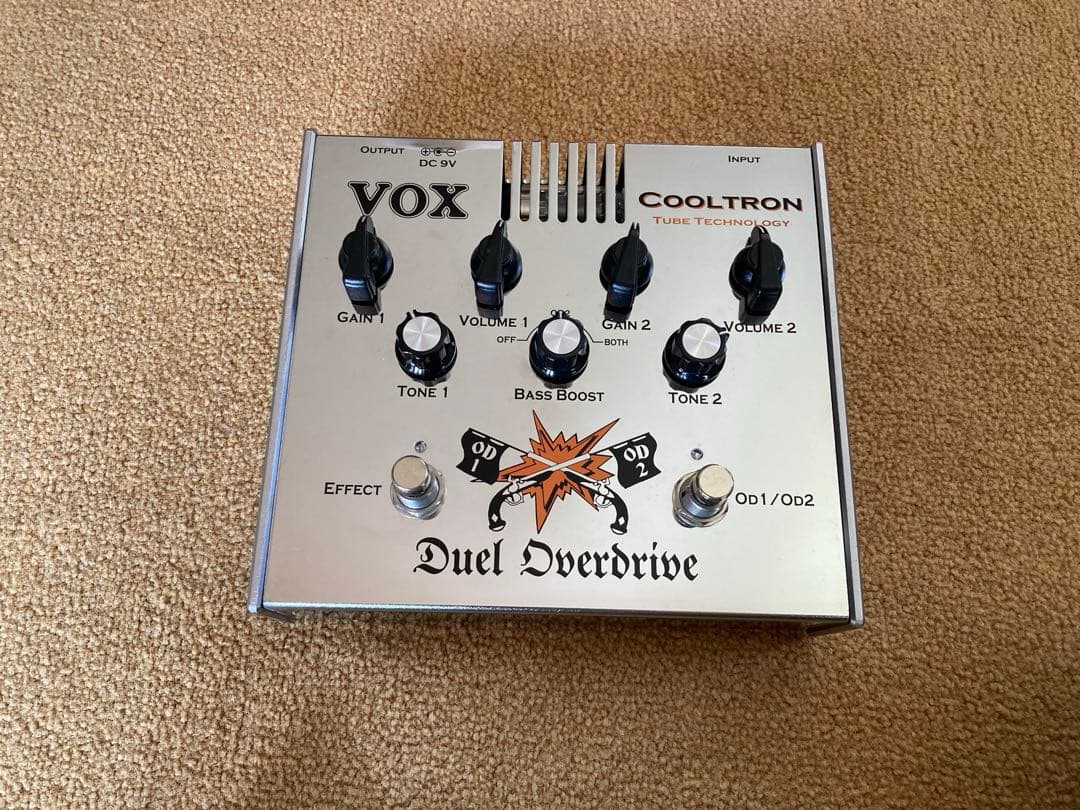 VOX Duel Overdrive 真空管オーバードライブ（2チャンネル）