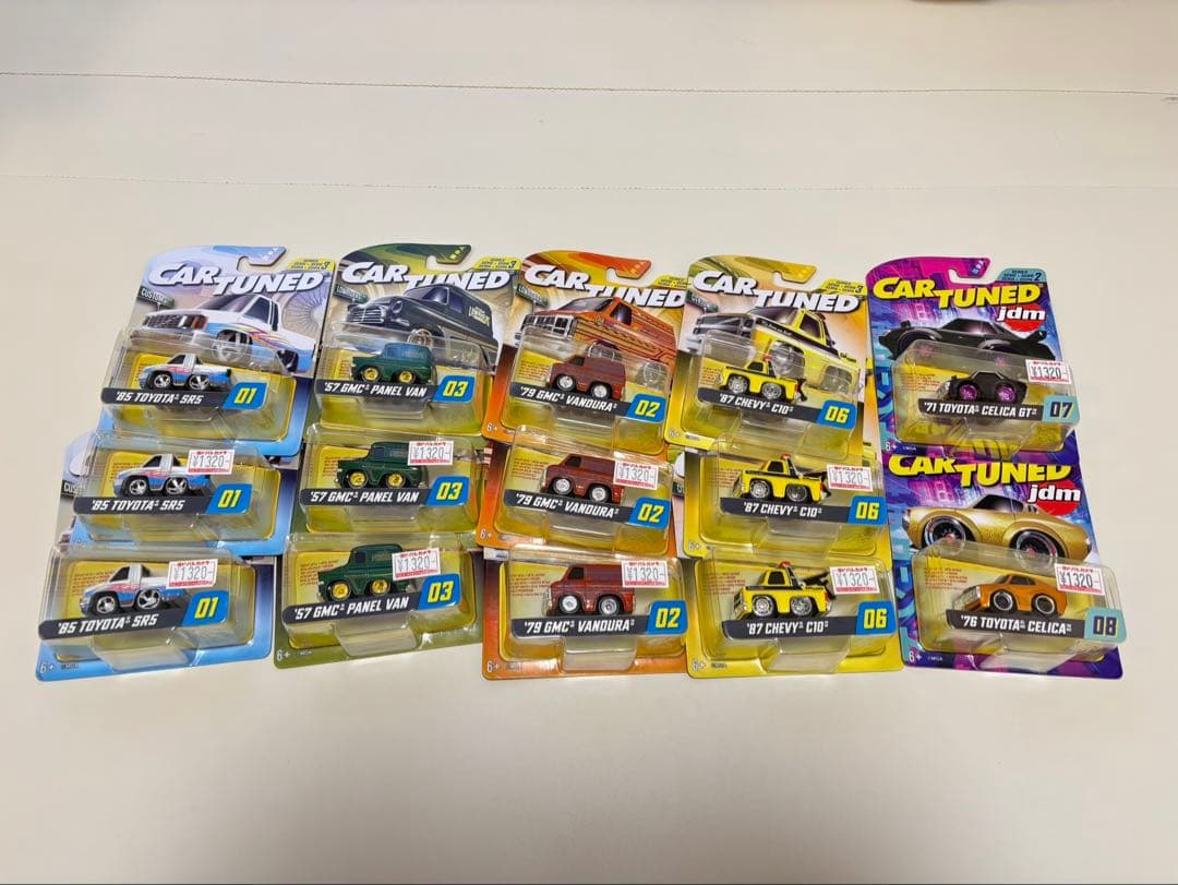 CARTUNED カーチューンド ミニカー14台セット
